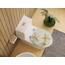 SINOBATH WC-Sitz Toilettensitz mit Absenkautomatik, MDF Holzkern, Softclose Scharnier, Seestern
