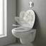 SINOBATH WC-Sitz Mit Absenkautomatik, Hochwertige Und Stabile Antibakterieller Toiletten, MDF Holzkern, Stabile QualitäT, Einfache Montage Wc Deckel Klobrille (Stone Hear)