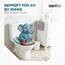 SANFINO® Premium WC Sitz mit Absenkautomatik – hochwertige Toilettendeckel aus Holz, viele bunte Motive, hoher Sitzkomfort, einfache Montage inklusive Montageanleitung – "Cool Cat"