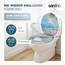 SANFINO® Premium WC Sitz mit Absenkautomatik – hochwertige Toilettendeckel aus Holz, viele bunte Motive, hoher Sitzkomfort, einfache Montage inklusive Montageanleitung – "Beach"