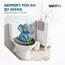 SANFINO® Premium WC Sitz mit Absenkautomatik – hochwertige Toilettendeckel aus Holz, viele bunte Motive, hoher Sitzkomfort, einfache Montage inklusive Montageanleitung – "Green Bamboo"