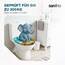 SANFINO® Premium WC Sitz mit Absenkautomatik – hochwertige Toilettendeckel aus Holz, viele bunte Motive, hoher Sitzkomfort, einfache Montage inklusive Montageanleitung – "Seastar Beach"