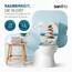 SANFINO® Premium WC Sitz mit Absenkautomatik – hochwertige Toilettendeckel aus Holz, viele bunte Motive, hoher Sitzkomfort, einfache Montage inklusive Montageanleitung – "Cairn II"