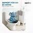 SANFINO® Premium WC Sitz mit Absenkautomatik – hochwertige Toilettendeckel aus Holz, viele bunte Motive, hoher Sitzkomfort, einfache Montage inklusive Montageanleitung – "Flower & Stones"