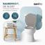 SANFINO® Premium WC Sitz mit Absenkautomatik – hochwertige Toilettendeckel aus Holz, viele bunte Motive, hoher Sitzkomfort, einfache Montage inklusive Montageanleitung – "Fine"