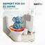 SANFINO® Premium WC Sitz mit Absenkautomatik – hochwertige Toilettendeckel aus Holz, viele bunte Motive, hoher Sitzkomfort, einfache Montage inklusive Montageanleitung – "Artsy"