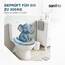 SANFINO® Premium WC Sitz mit Absenkautomatik – hochwertige Toilettendeckel aus Holz, viele bunte Motive, hoher Sitzkomfort, einfache Montage inklusive Montageanleitung – "Beach"