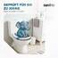 SANFINO® Premium WC Sitz mit Absenkautomatik – hochwertige Toilettendeckel aus Holz, viele bunte Motive, hoher Sitzkomfort, einfache Montage inklusive Montageanleitung – "Cairn II"