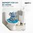 SANFINO® Premium WC Sitz mit Absenkautomatik – hochwertige Toilettendeckel aus Holz, viele bunte Motive, hoher Sitzkomfort, einfache Montage inklusive Montageanleitung – "Boats"