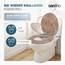 SANFINO® Premium WC Sitz mit Absenkautomatik – hochwertige Toilettendeckel aus Holz, viele bunte Motive, hoher Sitzkomfort, einfache Montage inklusive Montageanleitung – "Light Wood"