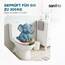 SANFINO® Premium WC Sitz mit Absenkautomatik – hochwertige Toilettendeckel aus Holz, viele bunte Motive, hoher Sitzkomfort, einfache Montage inklusive Montageanleitung – "Rainbow Stone"