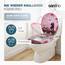 SANFINO® Premium WC Sitz mit Absenkautomatik – hochwertige Toilettendeckel aus Holz, viele bunte Motive, hoher Sitzkomfort, einfache Montage inklusive Montageanleitung – "Butterfly"