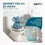 SANFINO® Premium WC Sitz mit Absenkautomatik – hochwertige Toilettendeckel aus Holz, viele bunte Motive, hoher Sitzkomfort, einfache Montage inklusive Montageanleitung – "Balance II"