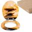 SANFINO® Premium WC Sitz mit Absenkautomatik – hochwertige Toilettendeckel aus Holz, viele bunte Motive, hoher Sitzkomfort, einfache Montage inklusive Montageanleitung – "Balance"