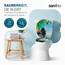 SANFINO® Premium WC Sitz mit Absenkautomatik – hochwertige Toilettendeckel aus Holz, viele bunte Motive, hoher Sitzkomfort, einfache Montage inklusive Montageanleitung – "Asia II"