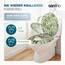 SANFINO® Premium WC Sitz mit Absenkautomatik – hochwertige Toilettendeckel aus Holz, viele bunte Motive, hoher Sitzkomfort, einfache Montage inklusive Montageanleitung – "Dollar ́s"