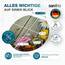 SANFINO® Premium WC Sitz mit Absenkautomatik – hochwertige Toilettendeckel aus Holz, viele bunte Motive, hoher Sitzkomfort, einfache Montage inklusive Montageanleitung – "Alp Meadow"