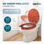 SANFINO® Premium WC Sitz mit Absenkautomatik – hochwertige Toilettendeckel aus Holz, viele bunte Motive, hoher Sitzkomfort, einfache Montage inklusive Montageanleitung – "Bricks"
