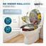 SANFINO® Premium WC Sitz mit Absenkautomatik – hochwertige Toilettendeckel aus Holz, viele bunte Motive, hoher Sitzkomfort, einfache Montage inklusive Montageanleitung – "Alp Meadow"
