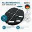SANFINO® Premium WC Sitz mit Absenkautomatik – hochwertige Toilettendeckel aus Holz, viele bunte Motive, hoher Sitzkomfort, einfache Montage inklusive Montageanleitung – "Granit"