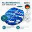SANFINO® Premium WC Sitz mit Absenkautomatik – hochwertige Toilettendeckel aus Holz, viele bunte Motive, hoher Sitzkomfort, einfache Montage inklusive Montageanleitung – "Dolphin"