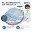 SANFINO® Premium WC Sitz mit Absenkautomatik – hochwertige Toilettendeckel aus Holz, viele bunte Motive, hoher Sitzkomfort, einfache Montage inklusive Montageanleitung – "Beach"