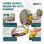 SANFINO® Premium WC Sitz mit Absenkautomatik – hochwertige Toilettendeckel aus Holz, viele bunte Motive, hoher Sitzkomfort, einfache Montage inklusive Montageanleitung – "Alp Meadow"