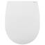 LUVETT® C100 Toilettendeckel mit Absenkautomatik Oval Weiß - SoftClose Klodeckel Abnehmbar - Klobrille aus Antibakteriellem Duroplast - WC Sitz 3in1 Befestigung Inkl. - Toilettensitz Made in EU