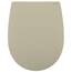 LUVETT® C100 Toilettendeckel mit Absenkautomatik Oval Creme - SoftClose Klodeckel Abnehmbar - Klobrille aus Antibakteriellem Duroplast - WC Sitz 3in1 Befestigung Inkl. - Toilettensitz Made in EU