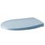 LUVETT® C100 Toilettendeckel mit Absenkautomatik Oval Blau - SoftClose Klodeckel Abnehmbar - Klobrille aus Antibakteriellem Duroplast - WC Sitz 3in1 Befestigung Inkl. - Toilettensitz Made in EU
