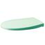 LUVETT® C100 Toilettendeckel mit Absenkautomatik Oval Grün - SoftClose Klodeckel Abnehmbar - Klobrille aus Antibakteriellem Duroplast - WC Sitz 3in1 Befestigung Inkl. - Toilettensitz Made in EU