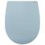 LUVETT® C100 Toilettendeckel mit Absenkautomatik Oval Blau - SoftClose Klodeckel Abnehmbar - Klobrille aus Antibakteriellem Duroplast - WC Sitz 3in1 Befestigung Inkl. - Toilettensitz Made in EU
