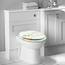 SANFINO® Premium WC Sitz mit Absenkautomatik – hochwertige Toilettendeckel aus Holz, viele bunte Motive, hoher Sitzkomfort, einfache Montage inklusive Montageanleitung – "Life"