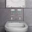 Himimi WC Sitz mit Absenkautomatik, Toilettendeckel D-Form mit Einstellbares Edelstahlscharnier, Klodeckel mit Quick-Release-Funktion und Softclose, Einfache Reinigung, Weiß (450 x 361 x 53 mm)