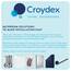 Croydex Flexi-Fix Tahoe Always Fits Never Slips Antibakterieller WC-Sitz, Weiß, 43,5 x 38 x 5 cm