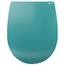 LUVETT® C100 Toilettendeckel mit Absenkautomatik Oval Türkis - SoftClose Klodeckel Abnehmbar - Klobrille aus Antibakteriellem Duroplast - WC Sitz 3in1 Befestigung Inkl. - Toilettensitz Made in EU
