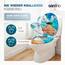 SANFINO® Premium WC Sitz mit Absenkautomatik – hochwertige Toilettendeckel aus Holz, viele bunte Motive, hoher Sitzkomfort, einfache Montage inklusive Montageanleitung – "Island Path"