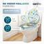 SANFINO® Premium WC Sitz mit Absenkautomatik – hochwertige Toilettendeckel aus Holz, viele bunte Motive, hoher Sitzkomfort, einfache Montage inklusive Montageanleitung – "Unicorns"