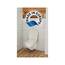 LUVETT® WC-Sitz mit Absenkautomatik C100 oval universell, Toilettendeckel mit 3 Edelstahl Montagelösungen, Klodeckel abnehmbar, Farbe:Pergamon Weiß