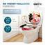 SANFINO® Premium WC Sitz mit Absenkautomatik – hochwertige Toilettendeckel aus Holz, viele bunte Motive, hoher Sitzkomfort, einfache Montage inklusive Montageanleitung – "Pink Flower"