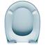 LUVETT® C100 Toilettendeckel mit Absenkautomatik Oval Blau - SoftClose Klodeckel Abnehmbar - Klobrille aus Antibakteriellem Duroplast - WC Sitz 3in1 Befestigung Inkl. - Toilettensitz Made in EU