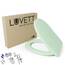 LUVETT® C100 Toilettendeckel mit Absenkautomatik Oval Grün - SoftClose Klodeckel Abnehmbar - Klobrille aus Antibakteriellem Duroplast - WC Sitz 3in1 Befestigung Inkl. - Toilettensitz Made in EU