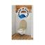 LUVETT® WC-Sitz mit Absenkautomatik C100 oval universell, Toilettendeckel mit 3 Edelstahl Montagelösungen, Klodeckel abnehmbar, Farbe:Bahama Beige