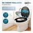 SANFINO® Premium WC Sitz mit Absenkautomatik – hochwertige Toilettendeckel aus Holz, viele bunte Motive, hoher Sitzkomfort, einfache Montage inklusive Montageanleitung – "Open-Closed"