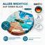 SANFINO® Premium WC Sitz mit Absenkautomatik – hochwertige Toilettendeckel aus Holz, viele bunte Motive, hoher Sitzkomfort, einfache Montage inklusive Montageanleitung – "Island Path"
