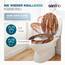 SANFINO® Premium WC Sitz mit Absenkautomatik – hochwertige Toilettendeckel aus Holz, viele bunte Motive, hoher Sitzkomfort, einfache Montage inklusive Montageanleitung – "Industrial Wood"