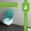 LUVETT® C100 Toilettendeckel mit Absenkautomatik Oval Türkis - SoftClose Klodeckel Abnehmbar - Klobrille aus Antibakteriellem Duroplast - WC Sitz 3in1 Befestigung Inkl. - Toilettensitz Made in EU