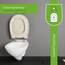 LUVETT® WC-Sitz mit Absenkautomatik C100 oval universell, Toilettendeckel mit 3 Edelstahl Montagelösungen, Klodeckel abnehmbar, Farbe:Bahama Beige