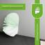 LUVETT® C100 Toilettendeckel mit Absenkautomatik Oval Grün - SoftClose Klodeckel Abnehmbar - Klobrille aus Antibakteriellem Duroplast - WC Sitz 3in1 Befestigung Inkl. - Toilettensitz Made in EU