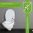 LUVETT® C100 Toilettendeckel mit Absenkautomatik Oval Blau - SoftClose Klodeckel Abnehmbar - Klobrille aus Antibakteriellem Duroplast - WC Sitz 3in1 Befestigung Inkl. - Toilettensitz Made in EU